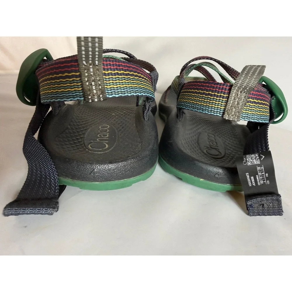 Chaco Youth ZX/1 Eco Tread Sandals Multicolored Outdoor Waterproof Hike Size 4